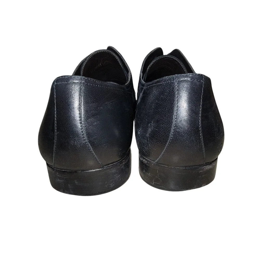 Bruno Magli Martico Men's Black Leather‎ Cap Toe Oxford Dress Shoes  Sz 11M